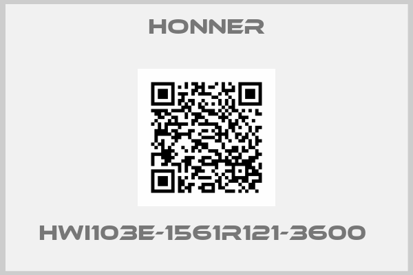 HONNER-HWI103E-1561R121-3600 