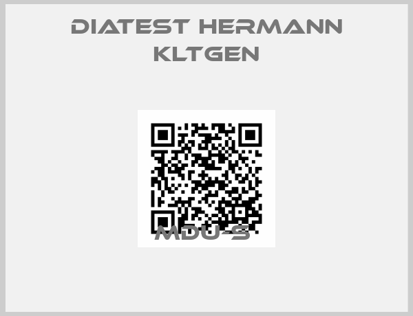 Diatest Hermann Kltgen-MDU-S 