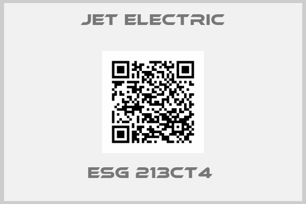 JET Electric-ESG 213CT4 
