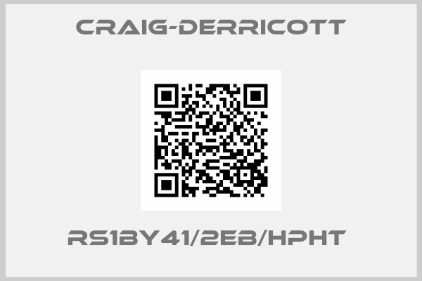 Craig-Derricott-RS1BY41/2EB/HPHT 