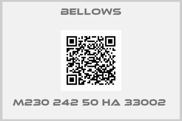 Bellows-M230 242 50 HA 33002 