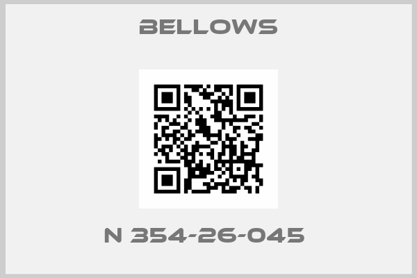 Bellows-N 354-26-045 