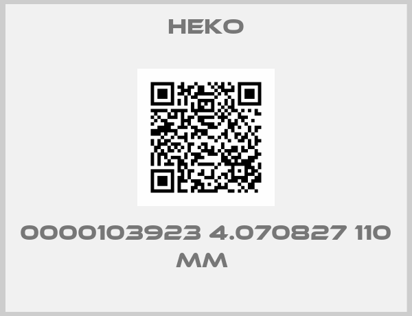 HEKO-0000103923 4.070827 110 mm 