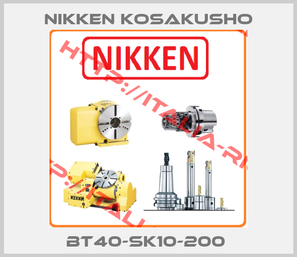 NIKKEN KOSAKUSHO-BT40-SK10-200 