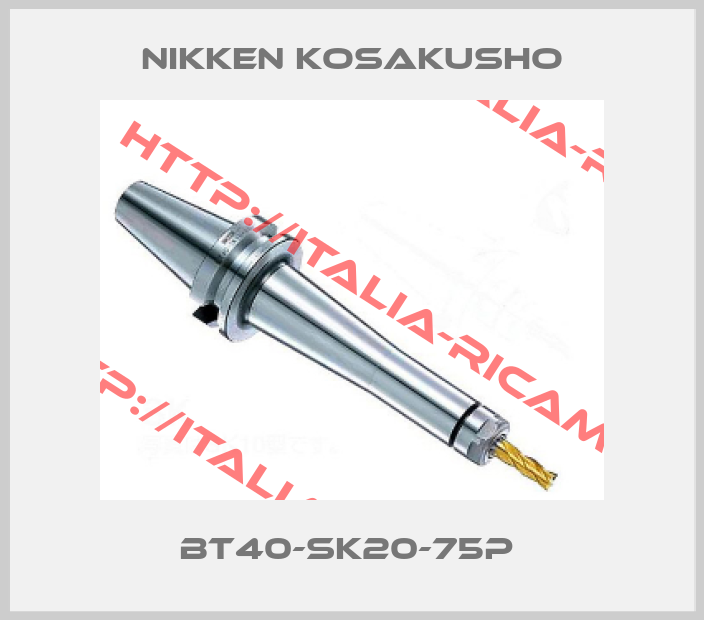NIKKEN KOSAKUSHO-BT40-SK20-75P 