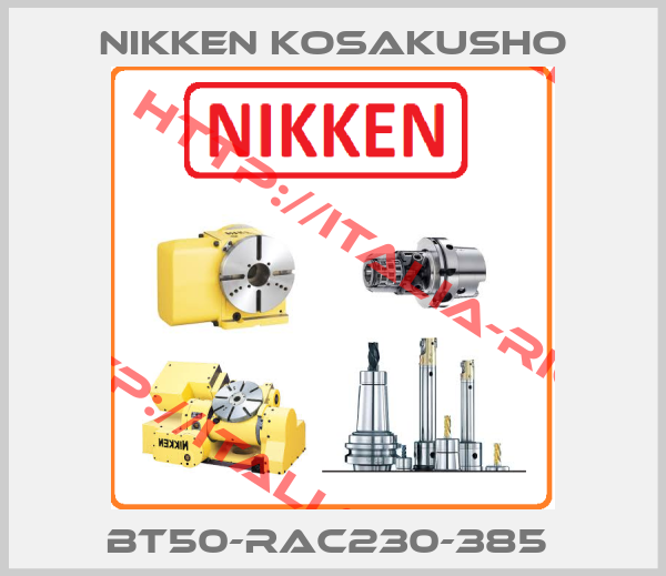 NIKKEN KOSAKUSHO-BT50-RAC230-385 