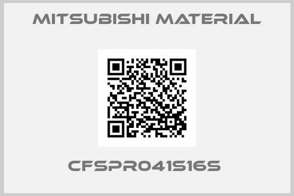 MITSUBISHI MATERIAL-CFSPR041S16S 