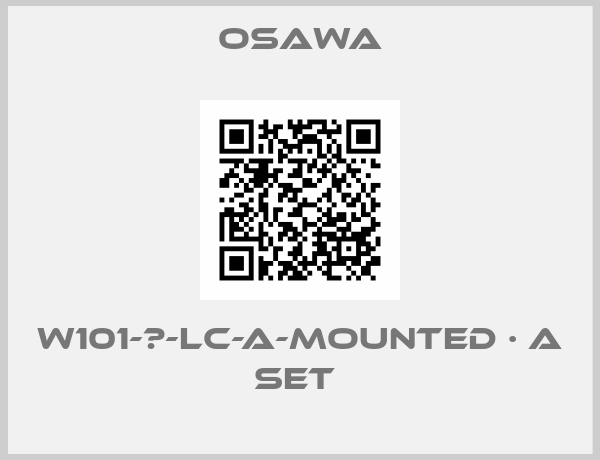 Osawa-W101-Ⅱ-LC-A-mounted · A set 