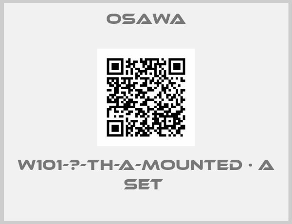 Osawa-W101-Ⅱ-TH-A-mounted · A set 