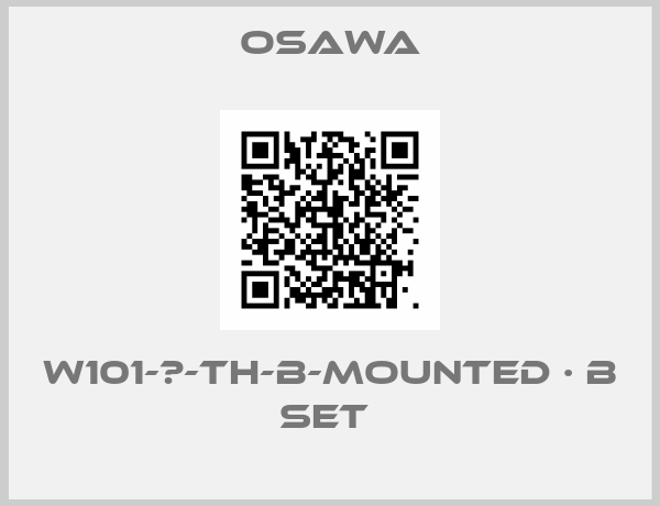 Osawa-W101-Ⅱ-TH-B-mounted · B set 