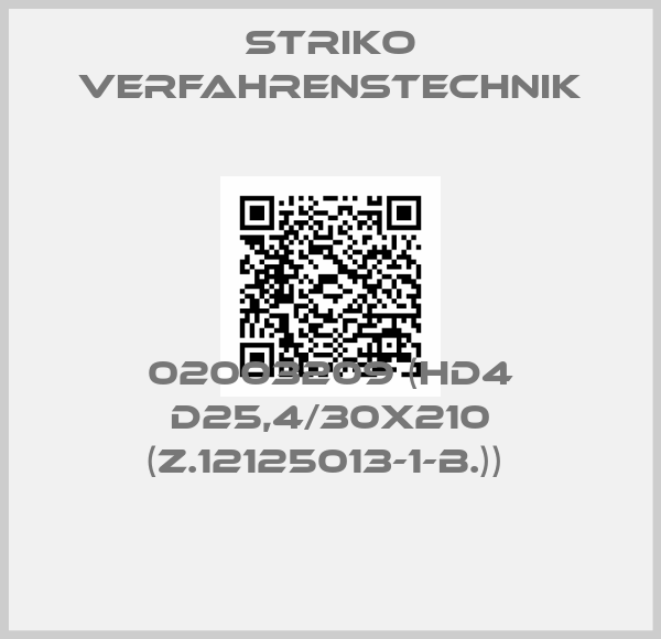STRIKO Verfahrenstechnik-02003209 (HD4 D25,4/30X210 (Z.12125013-1-B.)) 