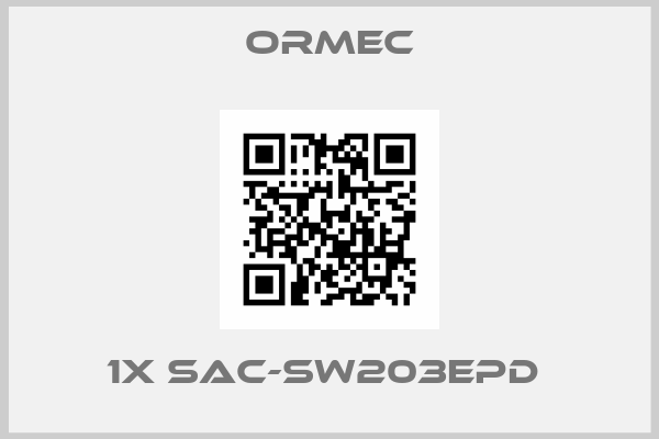 Ormec-1X SAC-SW203EPD 