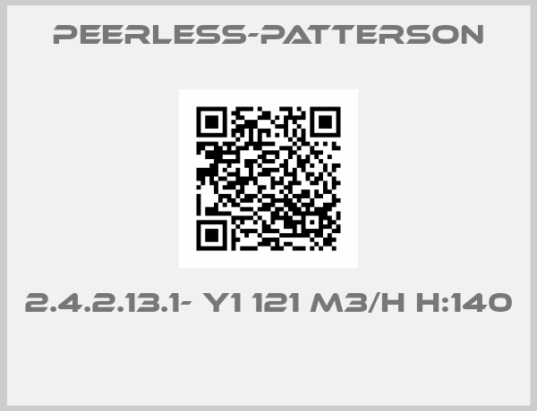 Peerless-Patterson-2.4.2.13.1- Y1 121 M3/H H:140 