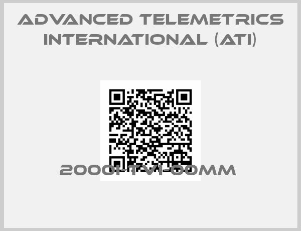 Advanced Telemetrics International (ATI)-2000I-TVI-00MM 