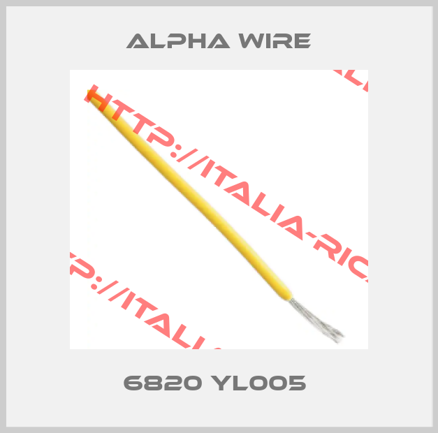 Alpha Wire-6820 YL005 