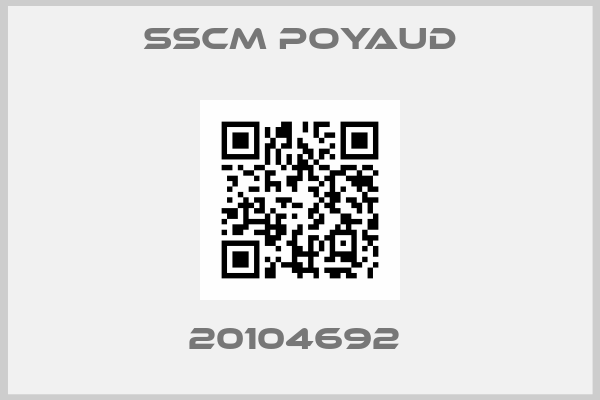 SSCM Poyaud-20104692 