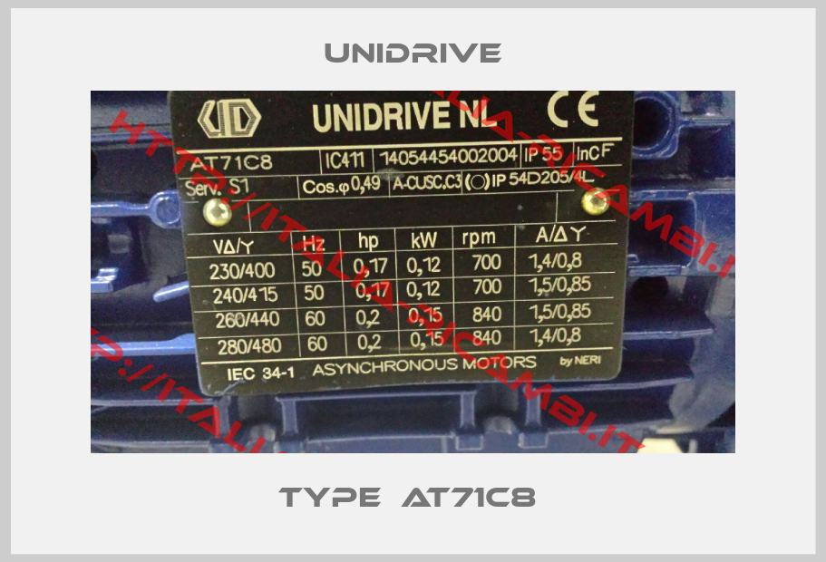 Unidrive-Type  AT71C8 