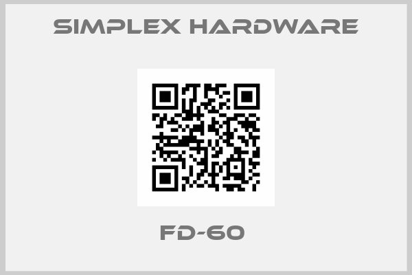 Simplex Hardware-FD-60 
