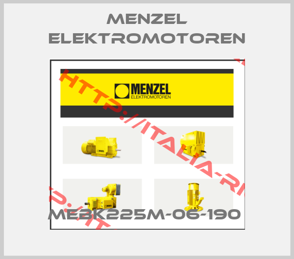 MENZEL Elektromotoren-MEBK225M-06-190 