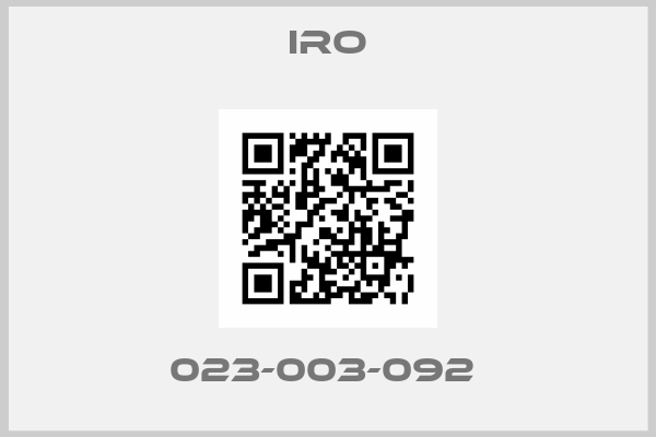 IRO-023-003-092 