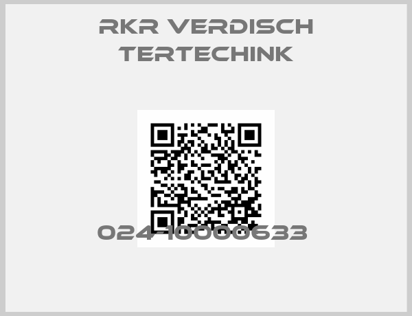 RKR VERDISCH TERTECHINK-024-10000633 
