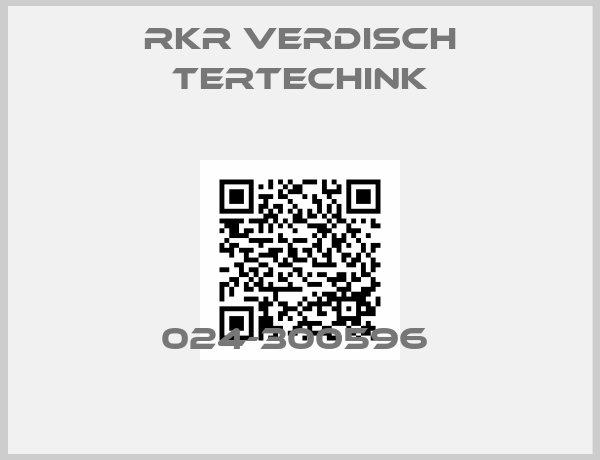 RKR VERDISCH TERTECHINK-024-300596 