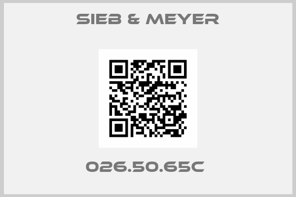 SIEB & MEYER-026.50.65C 