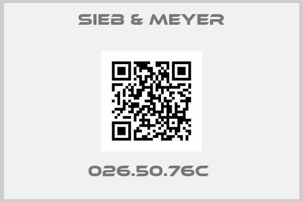 SIEB & MEYER-026.50.76C 