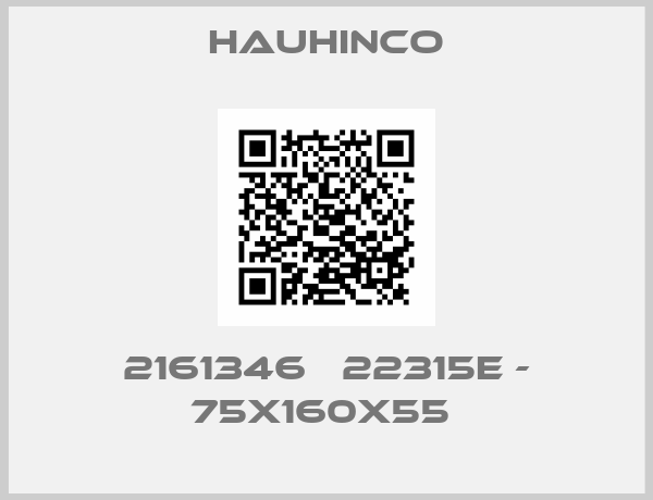 HAUHINCO-2161346   22315E - 75X160X55 