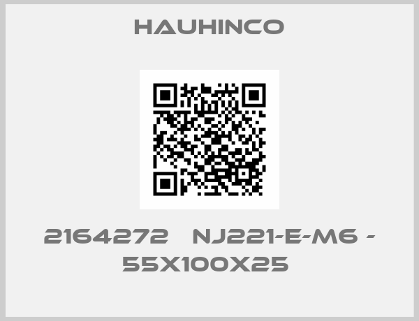 HAUHINCO-2164272   NJ221-E-M6 - 55X100X25 