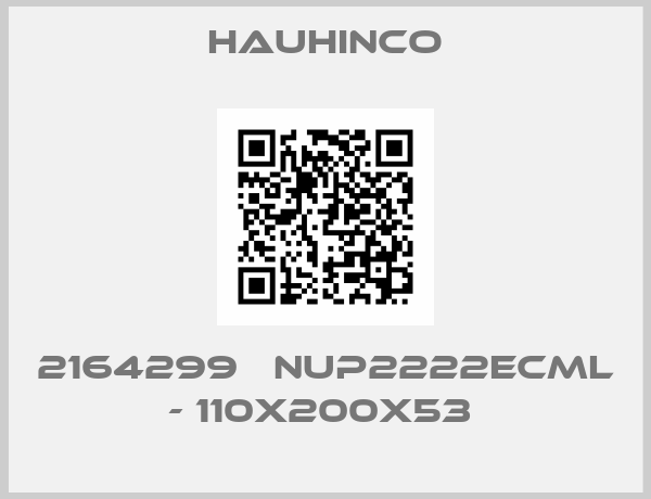 HAUHINCO-2164299   NUP2222ECML - 110X200X53 