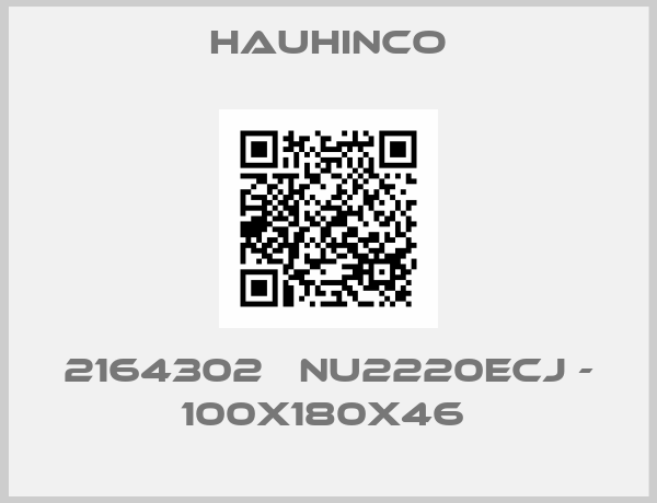 HAUHINCO-2164302   NU2220ECJ - 100X180X46 