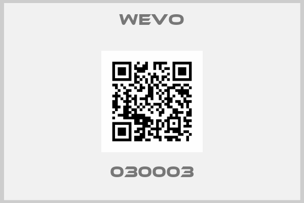 WEVO-030003