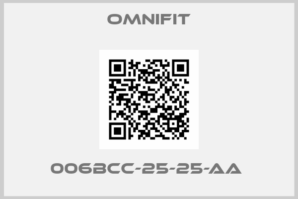 Omnifit-006BCC-25-25-AA 