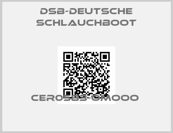 DSB-Deutsche Schlauchboot- CER0583-OMOOO 