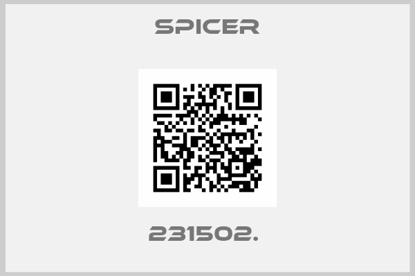 Spicer-231502. 