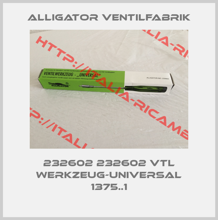 Alligator Ventilfabrik-232602 232602 VTL WERKZEUG-UNIVERSAL 1375..1