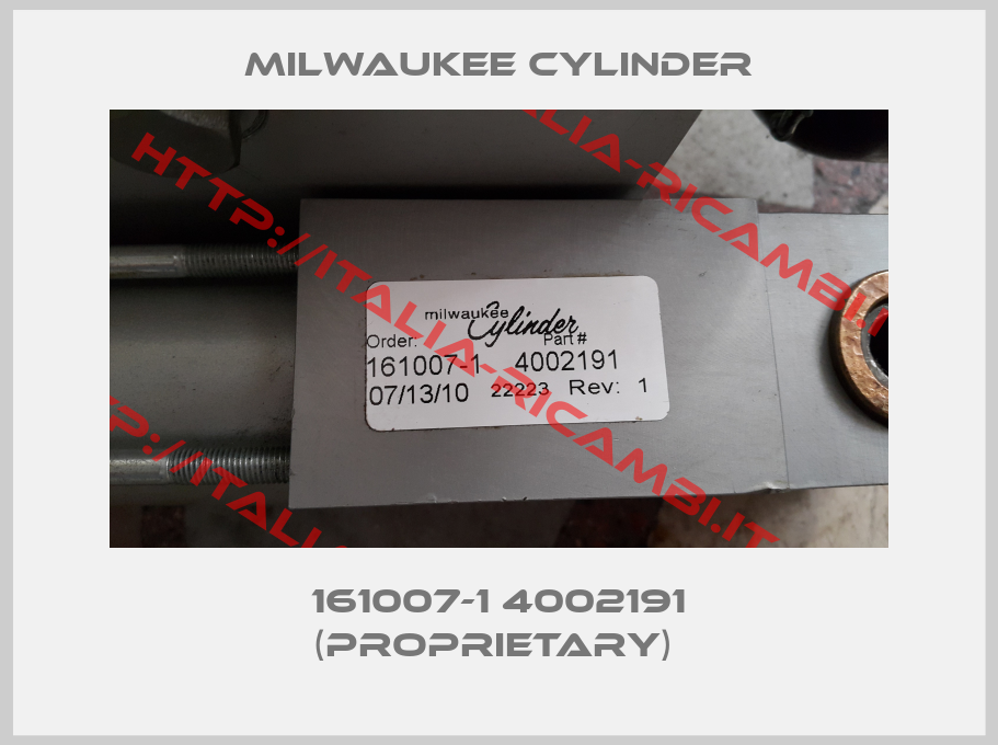 Milwaukee Cylinder-161007-1 4002191 (proprietary) 