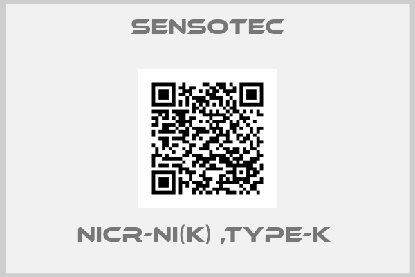 Sensotec-NICR-NI(K) ,TYPE-K 