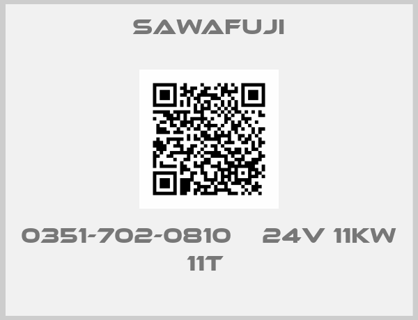 Sawafuji-0351-702-0810    24V 11KW 11T 