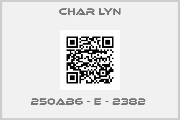 Char Lyn-250AB6 - E - 2382 