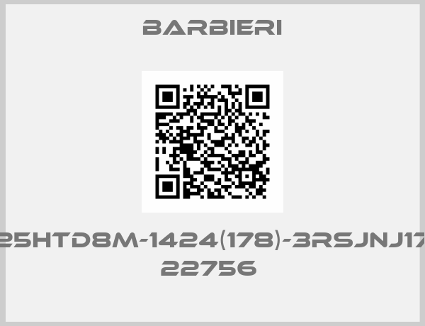 BARBIERI-25HTD8M-1424(178)-3RSJNJ17 22756 