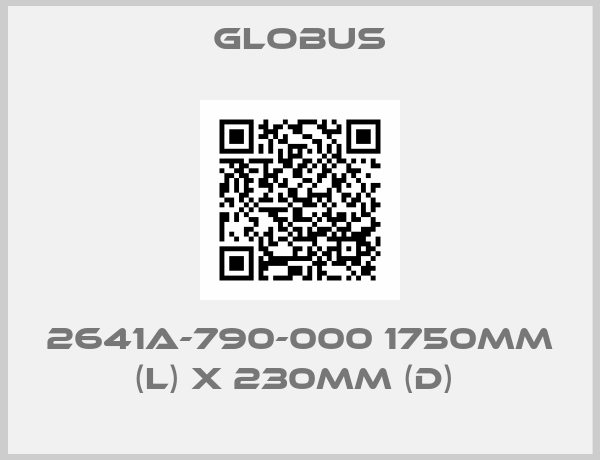 Globus-2641A-790-000 1750MM (L) X 230MM (D) 