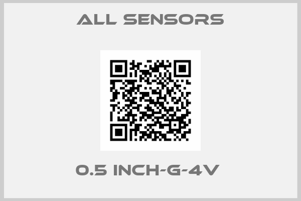All Sensors-0.5 INCH-G-4V 