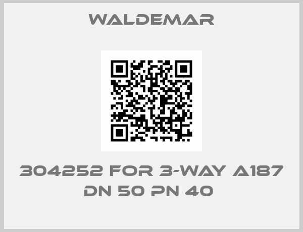 Waldemar-304252 for 3-way A187 DN 50 PN 40 