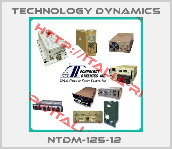 Technology Dynamics- NTDM-125-12 