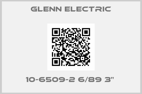Glenn Electric-10-6509-2 6/89 3" 