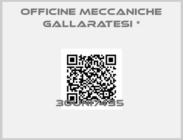 Officine Meccaniche Gallaratesi *-30UNI7435 