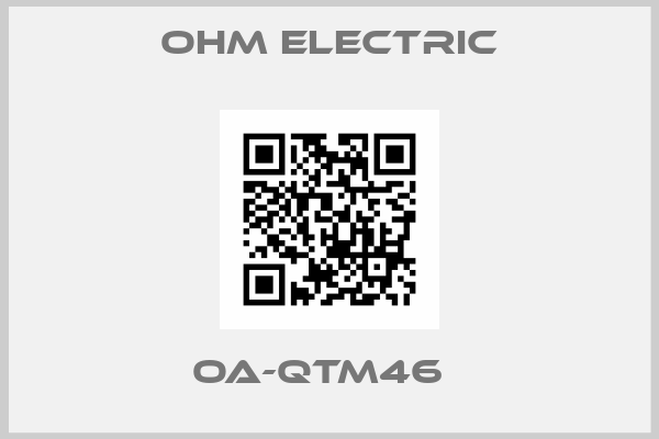 OHM Electric-OA-QTM46  