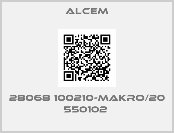 Alcem-28068 100210-MAKRO/20 550102 